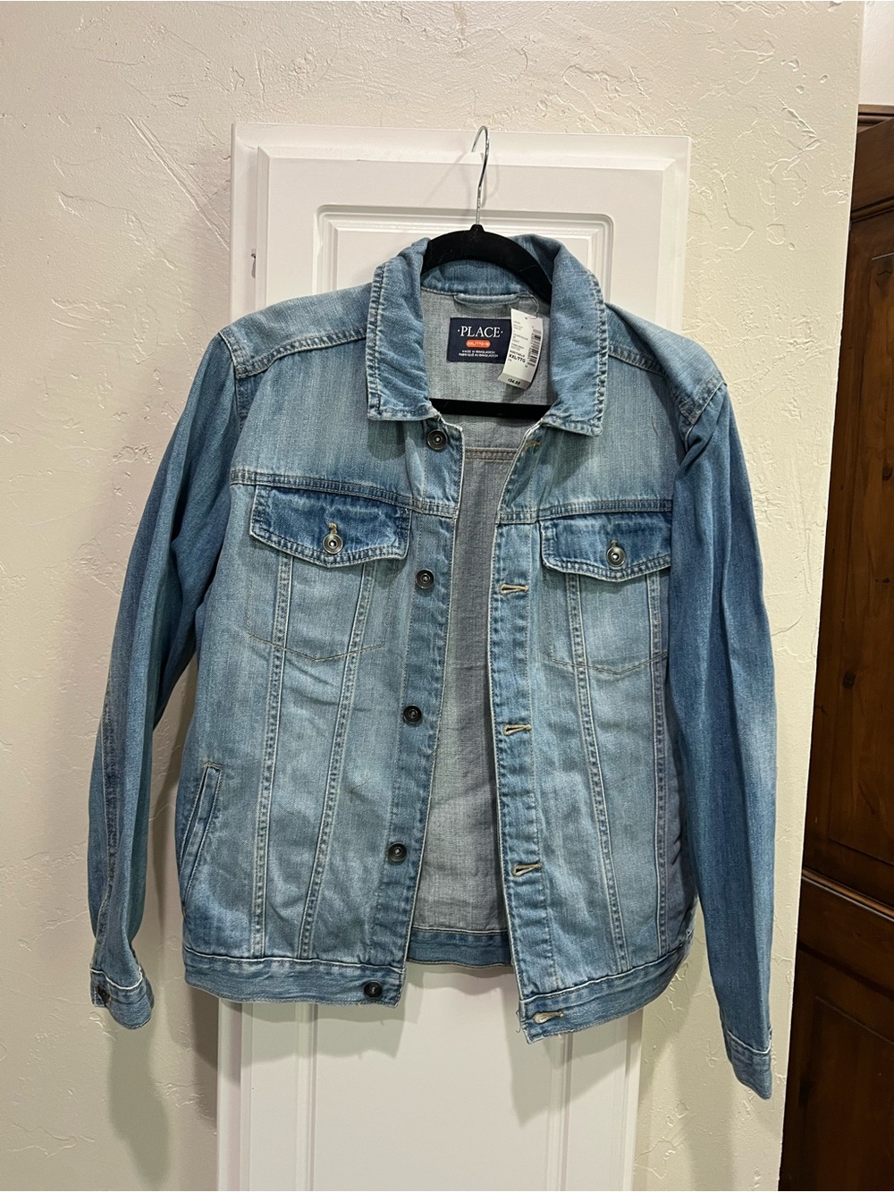 The Children's Place Light Blue Washed Denim Jacket